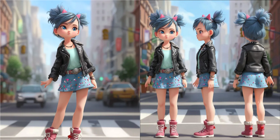 3D View Generation - Flux Kontext AI Image Editing Example