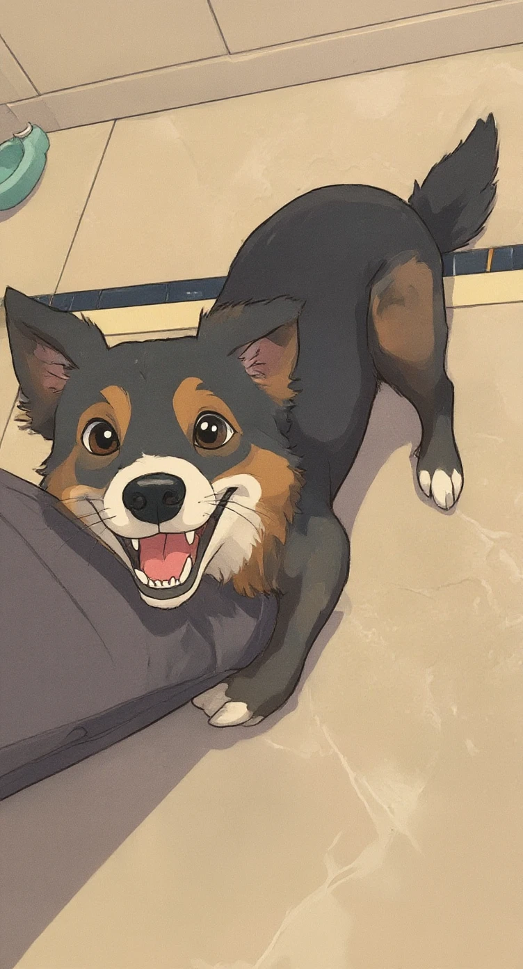 flux-context.com, flux kontext, style: ghibli, prompt: Change the style to Japanese Ghibli style, keeping the characters and environment unchanged.