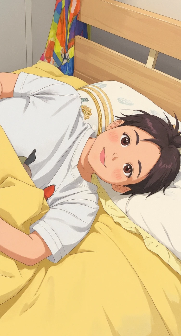 flux-context.com, flux kontext, style: ghibli, prompt: Change the style to Japanese Ghibli style, keeping the characters and environment unchanged.
