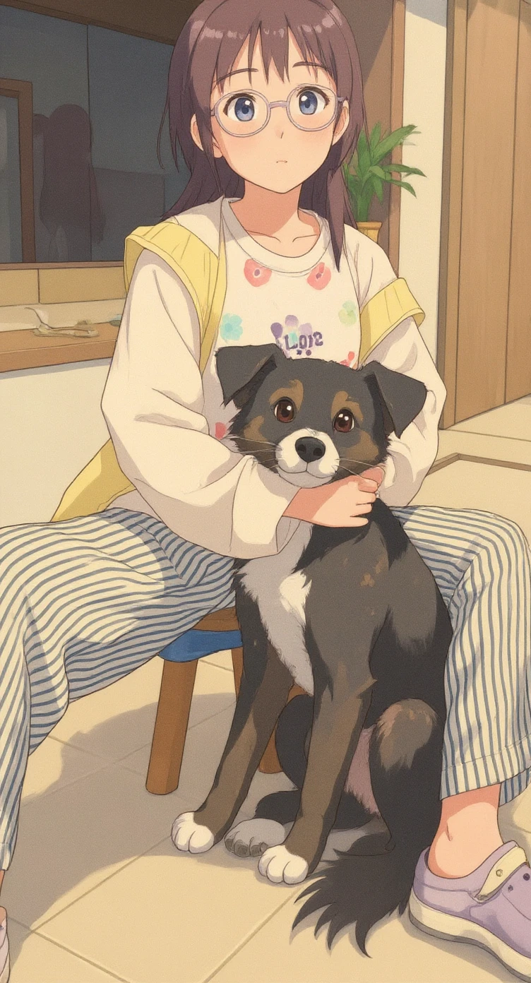 flux-context.com, flux kontext, style: ghibli, prompt: Change the style to Japanese Ghibli style, keeping the characters and environment unchanged.