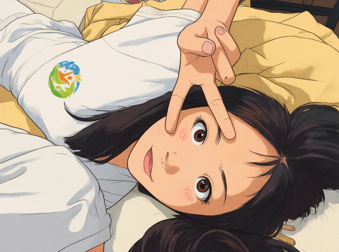 flux-context.com, flux kontext, style: ghibli, prompt: Change the style to Japanese Ghibli style, keeping the characters and environment unchanged.