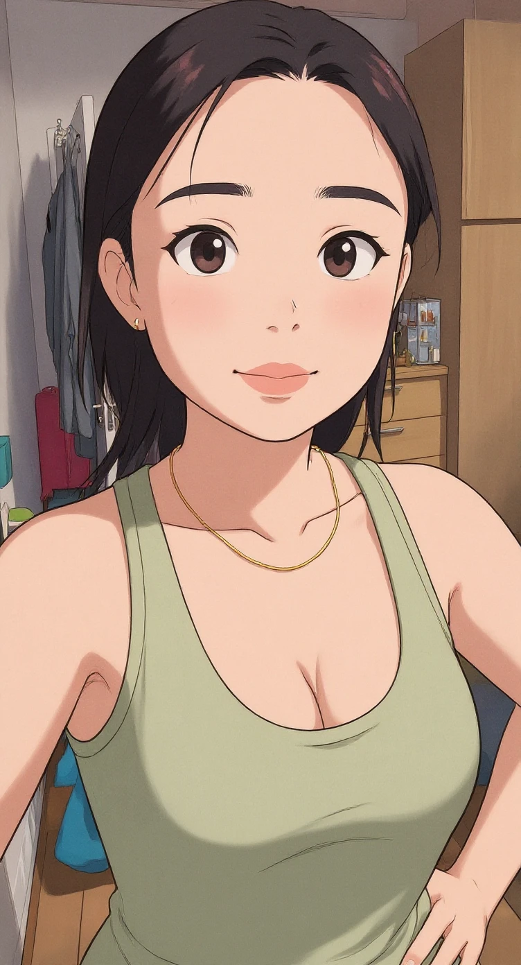 flux-context.com, flux kontext, style: ghibli, prompt: Change the style to Japanese Ghibli style, keeping the characters and environment unchanged.