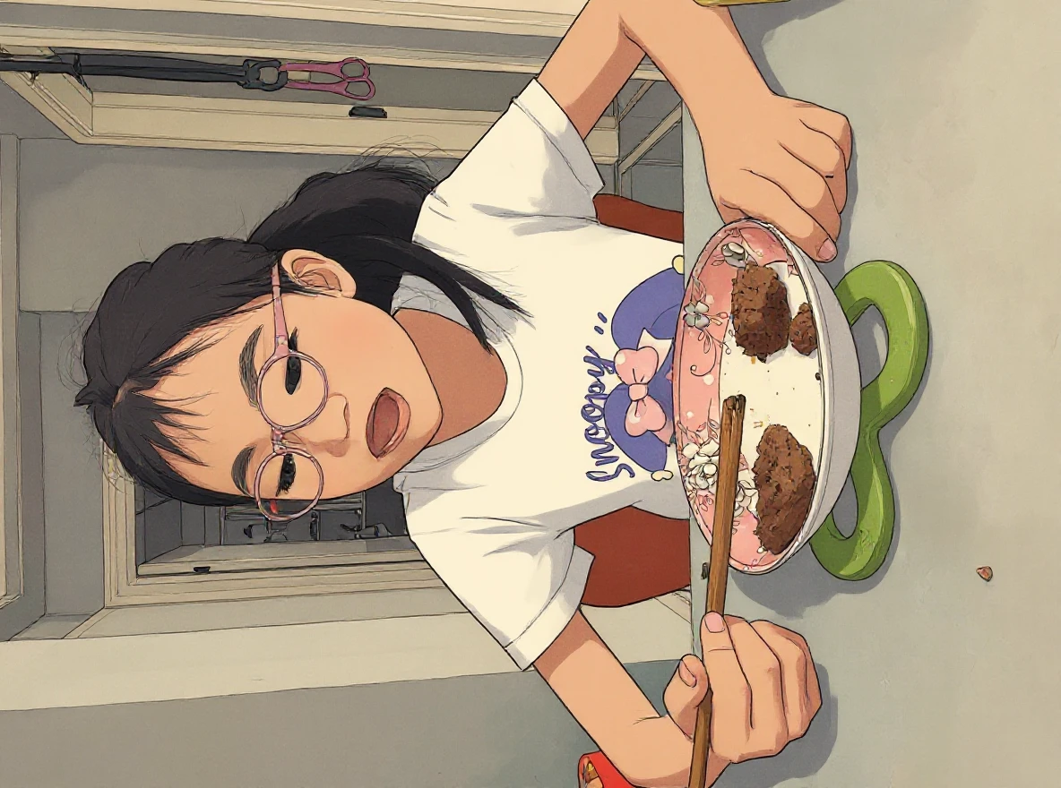 flux-context.com, flux kontext, style: ghibli, prompt: Change the style to Japanese Ghibli style, keeping the characters and environment unchanged.