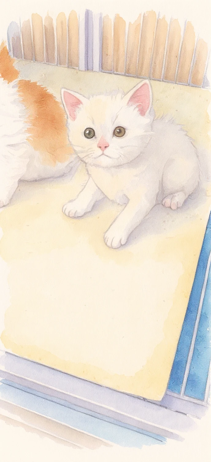 flux-context.com, flux kontext, style: watercolor, prompt: Transform the style into a watercolor style, cute, keeping the characters and background unchanged.