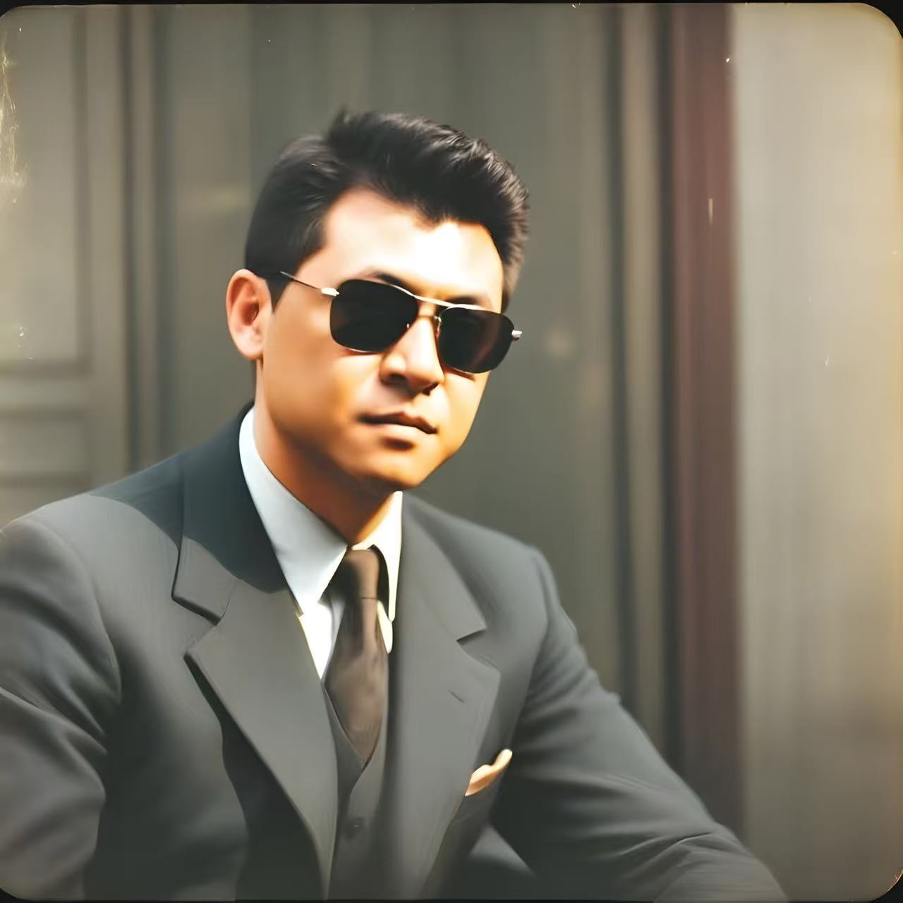 AI Generated Image - Beautify the subject in a refined handsome male style: clear jawline, sharp eyebrows, symmetrical features, even skin tone, clean short hairstyle or styled slightly messy. Use cinematic lighting, light stubble or clean-shaven, enhance eyes and smile subtly. Style similar to a K-pop idol or Western fashion model.